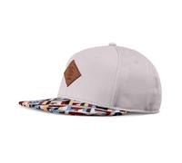6 Panel Snapback Cap CP TriTri Rev. - Light Grey