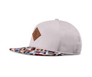 6 Panel Snapback Cap CP TriTri Rev. - Light Grey