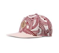 6 Panel Snapback Cap MA Pattern - Beige