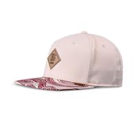 6 Panel Snapback Cap MA Pattern Rev. - Beige