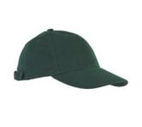 6 Panel Strong Front Raver Cap aus gebürsteter Baumwolle royal blue