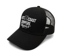 6-Panel Trucker Cap West Coast Choppers Motorcycle Co. SchwarzEinheitsgröße Schwarz
