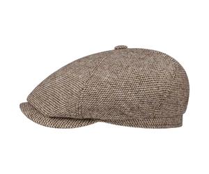 6 Panel Undyed Wool Flatcap by Stetson beige-braun XL (60-61 cm)