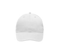 6 Panel Workwear Cap "MB6621" - myrtle beach White