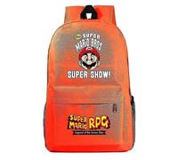 (6) Schultasche mit Super Mario-Aufdruck für Grund- und Sekundarschüler - Unisex-Freizeitrucksack