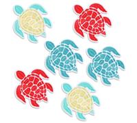 6 Stück Flicken zum Aufbügeln Kinder Patches zum Aufbügeln Niedliche Schildkröte Aufnäher Bestickte Kinder Aufnäher Meeresschildkröte Bestickter Aufbügelflicken für Hut Jeans Rucksäcke DIY Kleidung