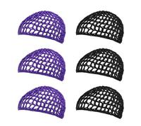 6 Stück Hohlhüte Für Damen, Modische Und Einfache Netzhüte, Schlafmützen, Haarschmuck, Netzduschhauben