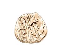 6 Stück Metallknöpfe mit unregelmäßiger Baumstruktur 30mm, Gold, 30mm 6 Stück