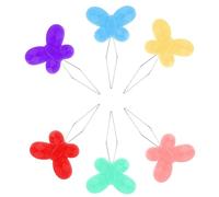 6 Stück Nadeleinfädler, Kunststoff Nähnadeln Einfädler, Nadel Einfädler Mini Nadeleinfädler, Handmaschine Nähen Einfädler Werkzeug für Handnähen und DIY Einfache Stickerei (6 Farben)