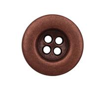 6 Stück schlicht kupfer antik 4 Loch Knöpfe Metallknöpfe Jeansknöpfe Hose (14mm)