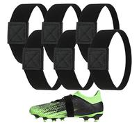 6 Stück Schnürsenkel Fixierband, 2 cm x 18 cm Schnürsenkel Fixierband Fussball, Verhindern Dass die Fußballschuhe Sich Lösen, Gegen Sich Lösende Schleifen, Reißfeste Triathlon Schnürsenkelhalter