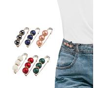 6 Stück simulierte Perlen Sicherheitsnadeln, Brosche Damen, suitable for sweaters, shawls, pants(Set02)