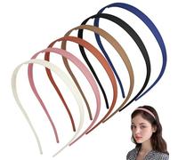 6-teiliges Stirnband für Sonnenbrillen in Schwarz, Khaki und Kaffee,Haar-Accessoires aus Kunststoff, rutschfestes Stirnband für Damen, bequeme Farben