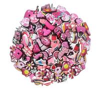 60 Stück Zufällig Schuhanstecker Pins Anstecker Für Crocs Jibbitz, PVC Schuh Anhänger für Clogs, Schuh Charms Schuhanhänger Karikatur Zubehör Für Clog DIY Dekorationen, Kinder Party Geschenke