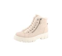 Tom Tailor Stiefelette Lederimitat/Textil Cream Warmfutter