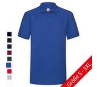 65/35 HEAVY POLO | Poloshirt Unisex – Robust und Pflegeleicht, Dreiknopfleiste, Waschbar bis 60°C, Trocknergeeignet royal XL