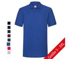 65/35 HEAVY POLO | Poloshirt Unisex – Robust und Pflegeleicht, Dreiknopfleiste, Waschbar bis 60°C, Trocknergeeignet royal S