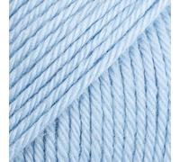 65 % Wolle und 35 % Alpaka-Garn zum Stricken und Häkeln, 3 oder leicht, Kammgarn, DK-Gewicht, Drops Lima, 50 g, 9027 Hellblau