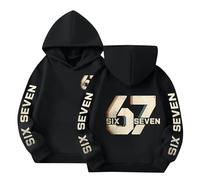 67 Pullover Kinder Hoodie Unisex Kinder Sweatjacke Kapuzenpullover Six Seven Hoodie Basketball Teenager Jogginganzug Sixseven Sweatshirt Frühling Herbst Casual Streetwear