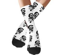 67 Socks, 67 Ice Cream Socks, Six Seven Creams Drips Crew Sock, Novelty Six Seven Meme Design Baseball Sock, Funny Presents for Boys, Girls, Men, Women