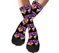 67 Socks, 67 Ice Cream Socks, Six Seven Creams Drips Crew Sock, Novelty Six Seven Meme Design Baseball Sock, Funny Presents for Boys, Girls, Men, Women