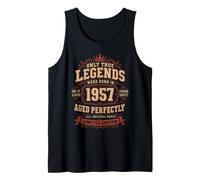 69. Geburtstag Mann Frau Geschenk Vintage Jahrgang 1957 Tank Top