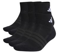 Cushioned Essentials Ankle Socken 6er-Pack Black / Black / White 46-48