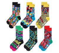 6er-Pack Avengers Sockenbundle Neuheitssocken | Geschenkidee EU 39 - 45