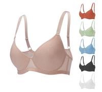 6er Pack BH Damen mit Bügel BHS Klassische BüStenhalter Soft Push Up Comfy T-Shirt Bras