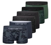 6er Pack camano Comfort Boxershorts 0806 - blue black green L