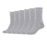 Camano Damen-Socken Silky Feeling 6 Paar grau 35 - 38