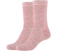 6er Pack camano Silky Feeling Crew Socken Damen 4131 - lilac chiffon 35-38
