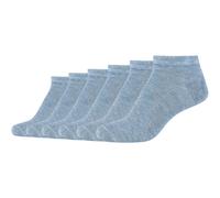 6er Pack camano Silky Feeling Sneakersocken Damen 5300 - stone melange 39-42