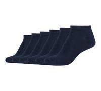 6er Pack camano Silky Feeling Sneakersocken Damen 5999 - navy 39-42