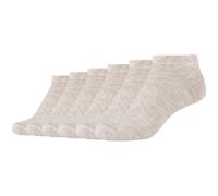 6er Pack camano Silky Feeling Sneakersocken Damen 8200 - nature melange 39-42