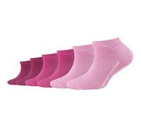 6er Pack camano Soft Baumwoll Sneakersocken Kinder 4170 - orchid smoke 35-38