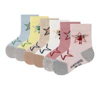 6er Pack camano Soft Bio-Baumwolle Baby-Socken 4201 - rosé 15-18