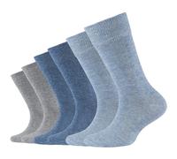 Camano Jungen 9300 Socken, Blau (Jeans Mix 0024), 31-34 (6er Pack)
