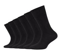 Camano Socken ca-soft 6er-Pack Kinder Bio-Baumwolle Komfortbund Schwarz 31/34