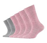 Camano Kinder Socken 6er Pack 31/34 chalk pink melange