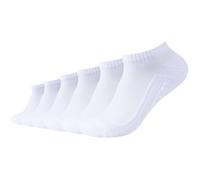 6er Pack camano Soft Walk Sneakersocken 1000 - white 43-46