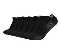 6er Pack Camp David Action-Mesh Baumwolle Sneakersocken Herren 9999 - black 39-42