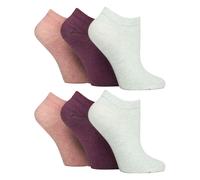 6er Pack Damen Diabetiker Trainingssocken | Extra breite Socken für geschwollene Füße EU 37 - 42