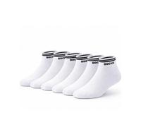 6er Pack DOCKS Sneaker Socken Baumwolle Atmungsaktive Damen & Herren weiß 35-38