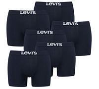 Levi´s Herren Solid Basic Boxershorts Unterwäsche im 2er Pack (Navy, XXL)