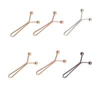 6er Pack Hosenhemd Knöpfe mit Metallknöpfen, Jeans Taillenknöpfe, Kleidungszubehör, verstellbare Rockverschlüsse