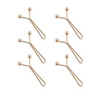 6er Pack Hosenhemd Knöpfe mit Metallknöpfen, Jeans Taillenknöpfe, Kleidungszubehör, verstellbare Rockverschlüsse