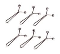 6er Pack Hosenhemd Knöpfe mit Metallknöpfen, Jeans Taillenknöpfe, Kleidungszubehör, verstellbare Rockverschlüsse