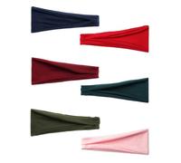 6er Pack kreatives Damen Haarband, schlichtes Temperament Haarband, süße Stirnbänder für Zuhause, Freizeit, schweißableitende Stirnbänder