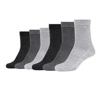 Socken MUSTANG, Damen, Gr. 39-42, grau (fog mix), Baumwollmischung, normal, Socken Socken, mit verstärktem Fersen- und Zehenbereich (55159039-39) fog mix